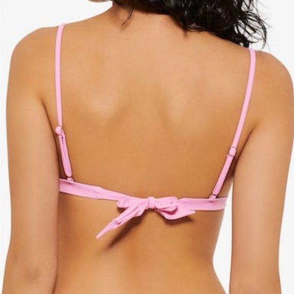 Hula Honey Juniors Shell-Trim Bikini Top, Choose Sz/Color - Picture 2 of 2